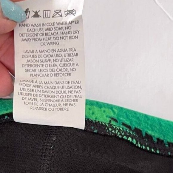 TYR Durafast Elite Crypsis Allover Jammer Men Swim Black Green Size 38 - $55 - Picture 5 of 8